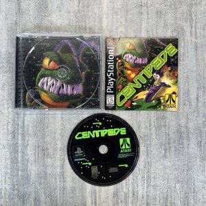 Centipede Sony PlayStation 1 PS1 CIB Complete Tested Black Label Atari